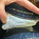 American Eagle dark wash highest rise normcore 10 short jeggings Photo 1