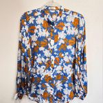 STINE GOYA NWOT Mandarin Collar Maxwell Satin Blouse In Wallpaper Size M Size M Photo 1