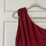 Hutch NEW  Anthropologie One Shoulder Maxi Dress Flounced Photo 8