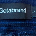 Betabrand Women’s Jeans Yoga Mid Rise Slim Straight Fit Dark Wash Size Large Photo 4