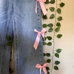 Women’s/juniors Disclosure Bow Jeans Size 0/ 24 Blue Photo 3