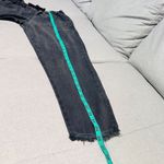 ZARA Womens Pants Sz S Paperbag Raw Frayed Hem Elastic Tie Waist Baggy Goth Photo 8