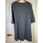 COS  Wool Blend Shift Dress‎ Womens US 6 Oversized Gray Tunic Lagenlook Scandi Photo 3
