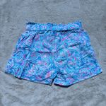Lilly Pulitzer 5" Kaylene Short in Zanzibar Blue Fish Kiss Photo 1