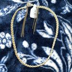 Johnny Was  braided bracelet with gold-toned beads and a button clasp Photo 1