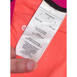 Nike  Women’s Tankini Swimwear Top Sz Large Pink / Coral Colorblock Photo 6