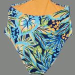 Aerie SM Tropical Terry Halter Cut Out One Piece Floral Hawaiian Beach Vacation Photo 8