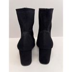MIA ‎ Stretch Boots Size 8 Black Block Heel Ankle Booties Pull On Style NEW Photo 4