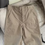 Banana Republic  HIGH-RISE BARREL UTILITY tan CHINO high rise pants 8 petite Photo 2