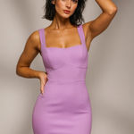 NWOT Premier Amour Women's Sleeveless Dress Sz 6 Dark Lavender Party Cocktail Purple Photo 0