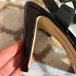 Karl Lagerfeld  Black Patent Leather Sandals Photo 3
