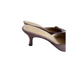 Bloomingdales Vintage Purple Lavender Suede Mules Heels Size 9.5 NEW NWOB Photo 6