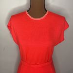 Vintage Penney’s International tipped coral 100% wool three piece skirt suit 12 Red Size 6 Photo 10