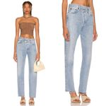 AGOLDE Criss Cross Straight Jeans in Dimension Wash Size 26 Photo 4