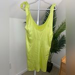 Stine Goya Rosario Bright Yellow Green Yuzu Bow V Neck Mini Dress‎ M Size M Photo 4