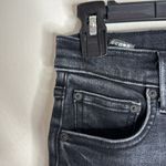 Denim Forum The Lola High Rise Skinny Crop Black Faded Wash Jeans Size 26 Photo 6