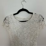 Lulus Lulu’s White Lace Detailed Midi Dress Bodycon Size Medium bridal Prom Photo 5