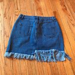 Missguided NWT  Fray Edge Sequin Denim Skirt sz6 Photo 3