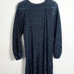 Madewell  Crinkle Georgette Mini Dress in Floral Blue Large Photo 5