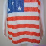 Ashley Stewart NWOT Sequin American Flag Scoop Neck Tank, Red, White & Blue, 3X Photo 5
