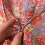 Billabong NWOT‎  women’s pink floral wrap tie flare sleeve mini summer dress XS Photo 5