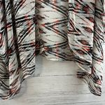 Modage Abstract Geometric Open Front Kimono Size M White Size M Photo 4