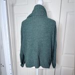 Banana Republic  Women's XS/S Chunky Knit Cardigan Emerald Green Alpaca Blend Photo 3