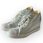 Converse Rare: Sophia Vergara’s ✪ Chucks Lux Mid Wedge Sneakers ✪ Metal Glacier Photo 8