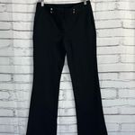 Anne Klein  Women’s Size 6 Black Bootcut Dress Pants Mid Rise Stretch Wide-Leg Photo 0
