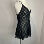 Petra Fashions Black Lace Sheer Romper Nightgown Y2K 90s Lingerie Size L Size L Photo 1
