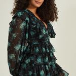 Altar'd State  Maisley Ruffle Floral Mini Dress Size XS NWT Photo 1