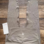 Lululemon Align High Rise 25” No Line, Warm Ash Grey Size 8 NWT Photo 0