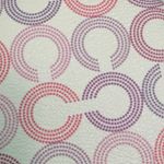 Coach  Circle Pattern Coin Pouch in Pink and Purple Photo 1