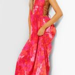 Boohoo Tall Pink Maxi Dress Photo 0