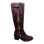 BORN Poly Purple Suede Leather Boots Size 6.5 Photo 1