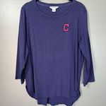 Tommy Bahama  Women's Cleveland Guardians Baseball Tee - Size Large - Embroidered Photo 0