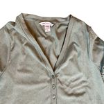 Athleta  Women’s Uptempo Ribbed Henley Long Sleeve. Green. Size Large. Photo 3