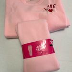 Bobbie Brooks Pink Love Sweatshirt Size 2X Photo 2