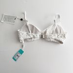 Seafolly [ Australia] White Eyelet Embroidered Costa Bella Bikini Top NWT US 10 Photo 3