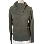 Ralph Lauren Black Label Cashmere Sweater Size Large Green Cable Knit Classic Photo 0