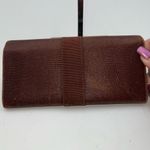 Salvatore Ferragamo  Vera Ribbon Wallet Brown and Gold Photo 5