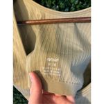 Aerie  Green Ribbed Cropped Tank Top Sz Medium Photo 2