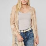 Miss Chievous BB-Women's Lace Cardigan, Beige, Size L Photo 0