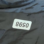 Larry Levine ‎ down, puffer coat with fox tail fur trim with flaws womens small Photo 10