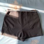 Forever 21 Grey High-Rise Dress Shorts Photo 4