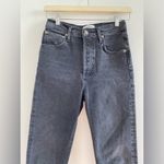 AGOLDE  Black Riley Straight Leg Jeans Size 25 Photo 3