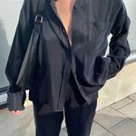 Djerf Avenue NWOT  On The Go Shirt in Ash Photo 0