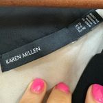 Karen Millen Black Belted Tuxedo Forever Pencil Dress sz 8 Photo 8