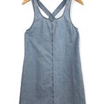 Ann Taylor Vintage 90s  A-line denim jumper dress Photo 0