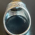 Natural tigers eye stone ring size 9 Silver Photo 3